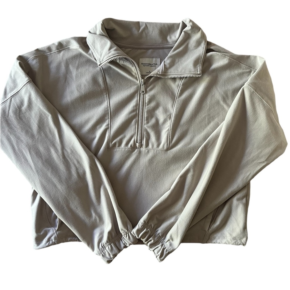 Abercrombie Soft Collection Cinched Contour Half Zip
